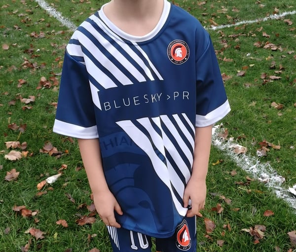 Bluesky football shirt