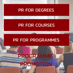 PR for degrees _ courses _ programmes