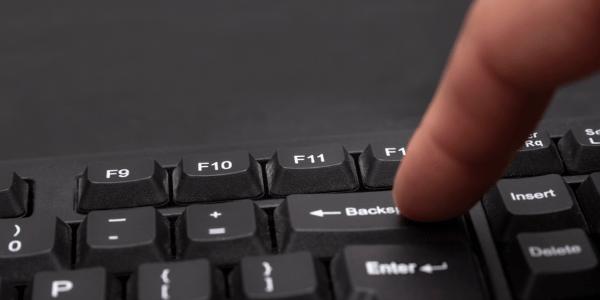 backspace delete