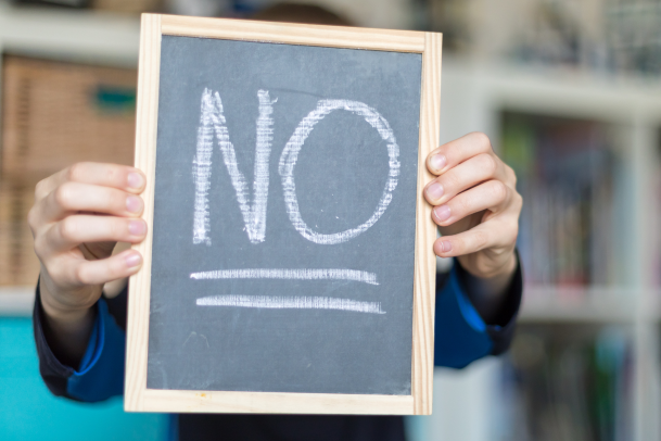 the importance of saying no