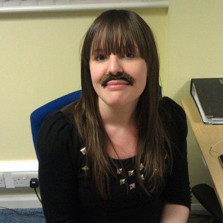 1. Kerry joining in Movember with a stick on tash Nov 2012