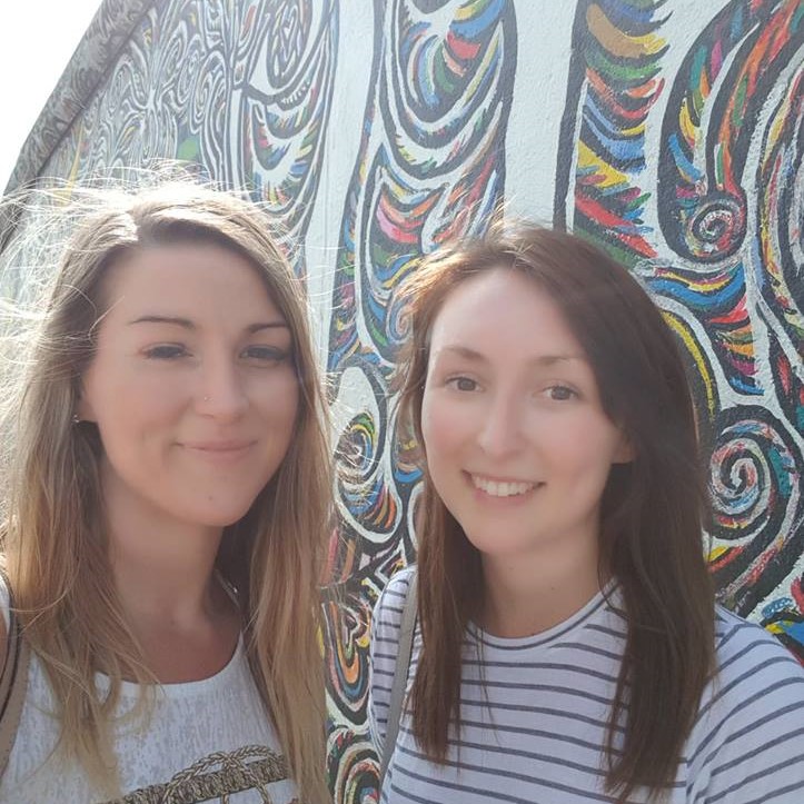 21. Steph and Natalie in Berlin on client visit August 2018